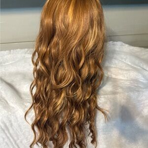 Luxurious Wavy Brown Hair Extension